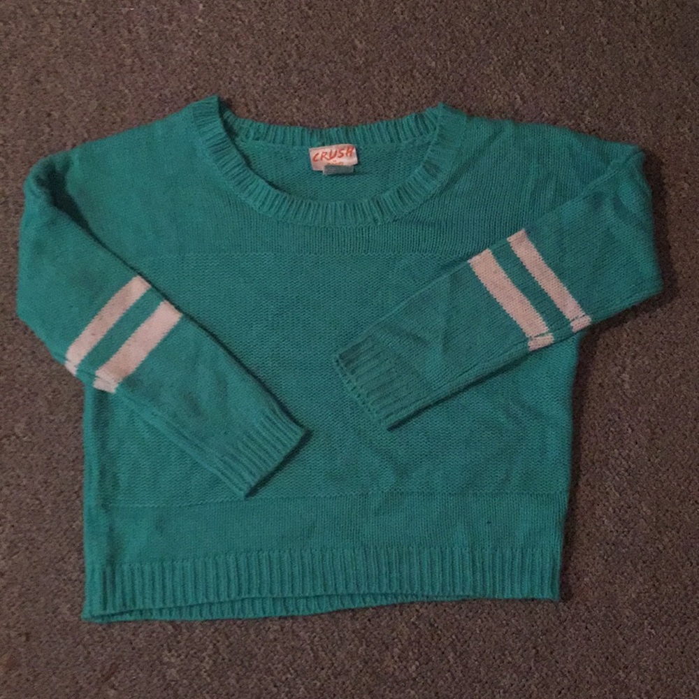 Mint green long sleeve sweater